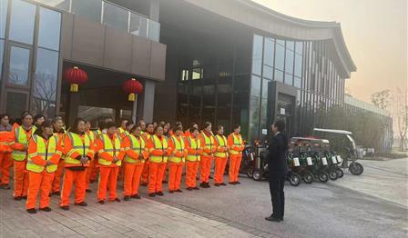 聚焦一线 | 喜迎新年“开门红”，，，，，，abpay爱博钱包公司顺遂入场环城生态区新签治理条约项目